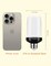 LED Flame Light Bulbs, 4 Modes Flickering Light Bulbs with Upside Down Effect, E26/E27 Flame Bulb for Halloween Christmas Party Patio Porch Home Indoor & Outdoor Decorations - 2 & Organizer Storage Tote Bag
